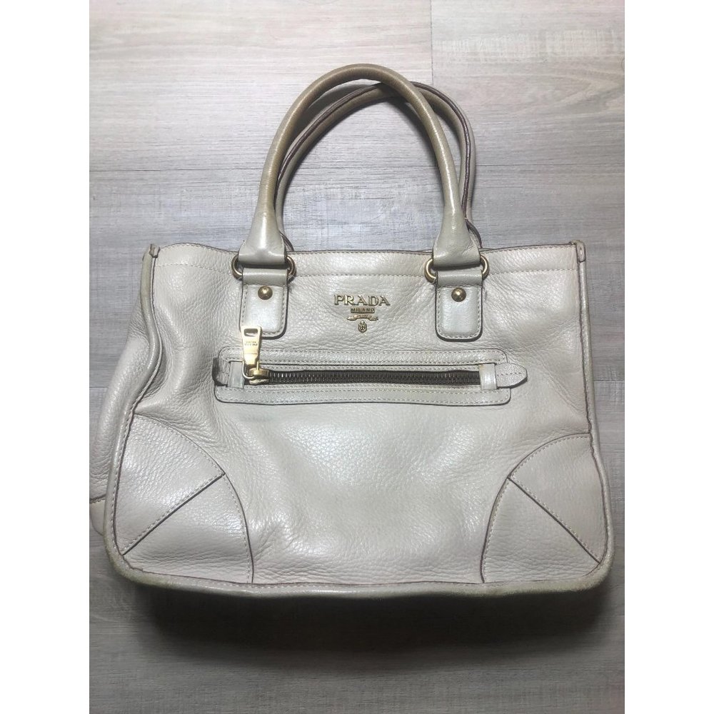 Prada Vitello Daino Leather Satchel